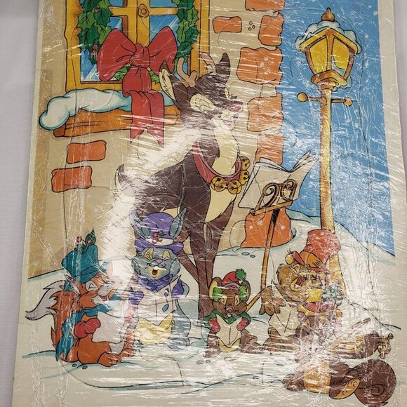 Vintage Rudolph the Red Nosed Reindeer 1989 Frame Tray Puzzle - Picture 2 of 4